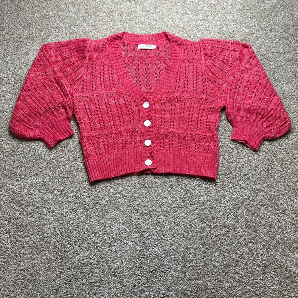 White Closet Button Up Cardigan - Picture 1 of 5
